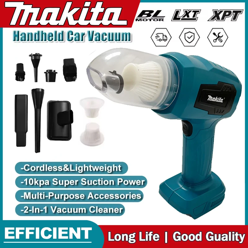 Power Tools Automotive - Makita Cordless Mini Car Vacuum Cleaner