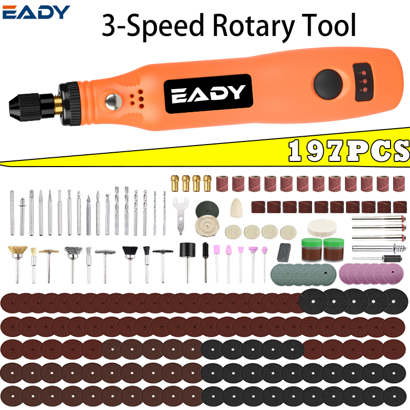 Power Tools Woodworking - USB Cordless Rotary Tool Kit –