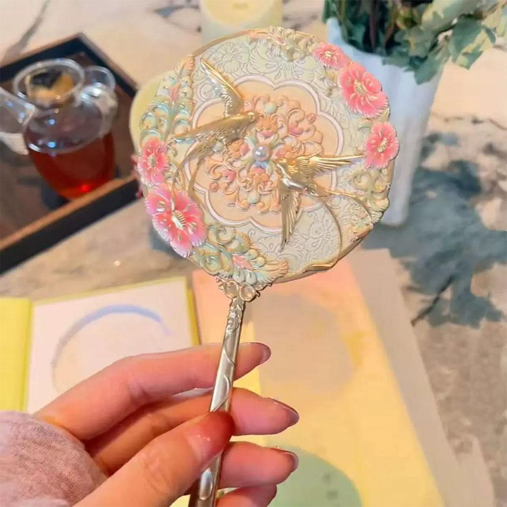 Power Tools China - Vintage Chinese Style Mirror Peony Delicate
