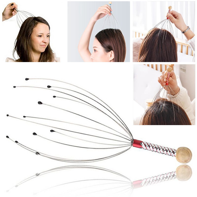 Power Tools Manual - 1/2PCS Head Massager Head Scratching Octopus