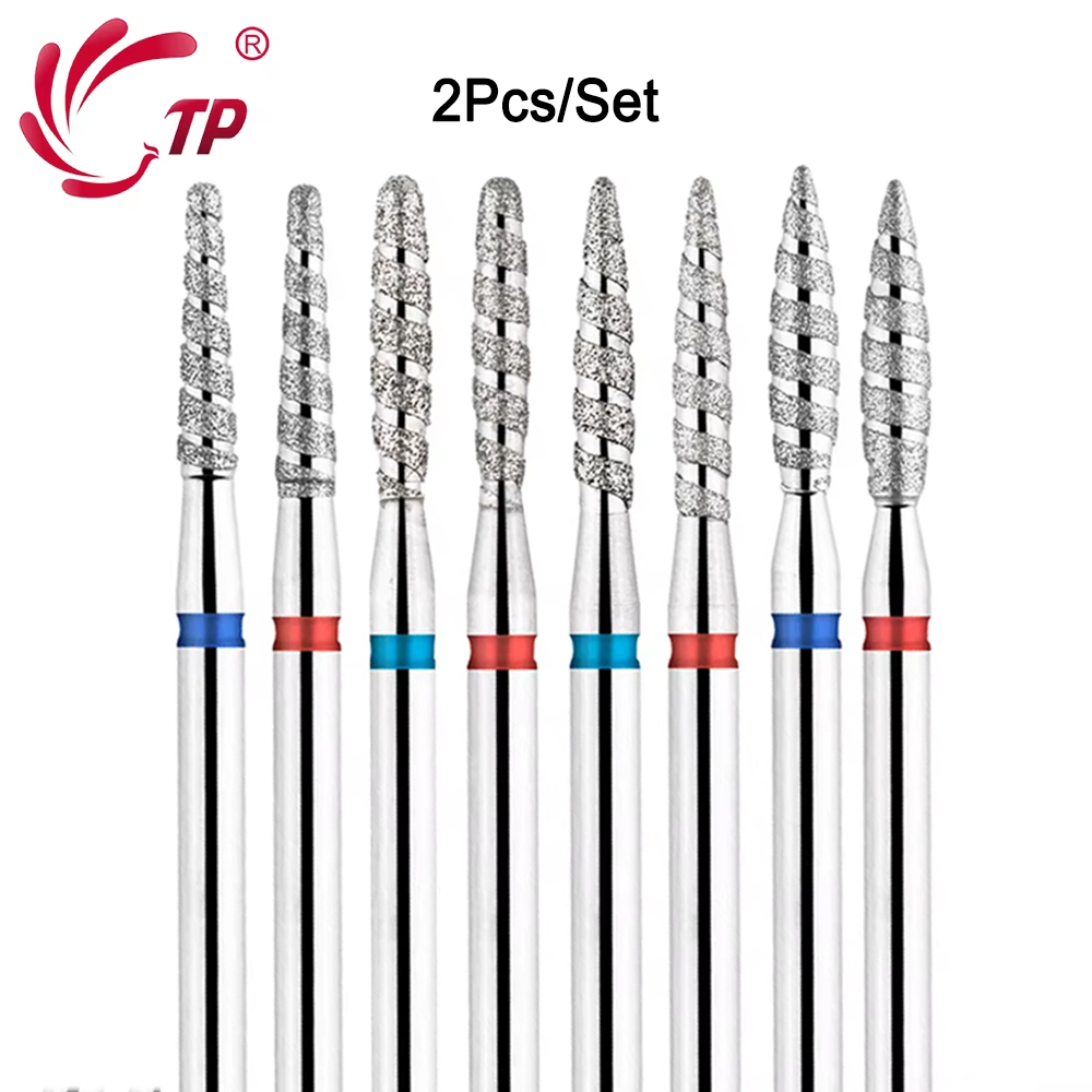 Power Tools Sander - TP 2pcs Flame Diamond Nail Drill