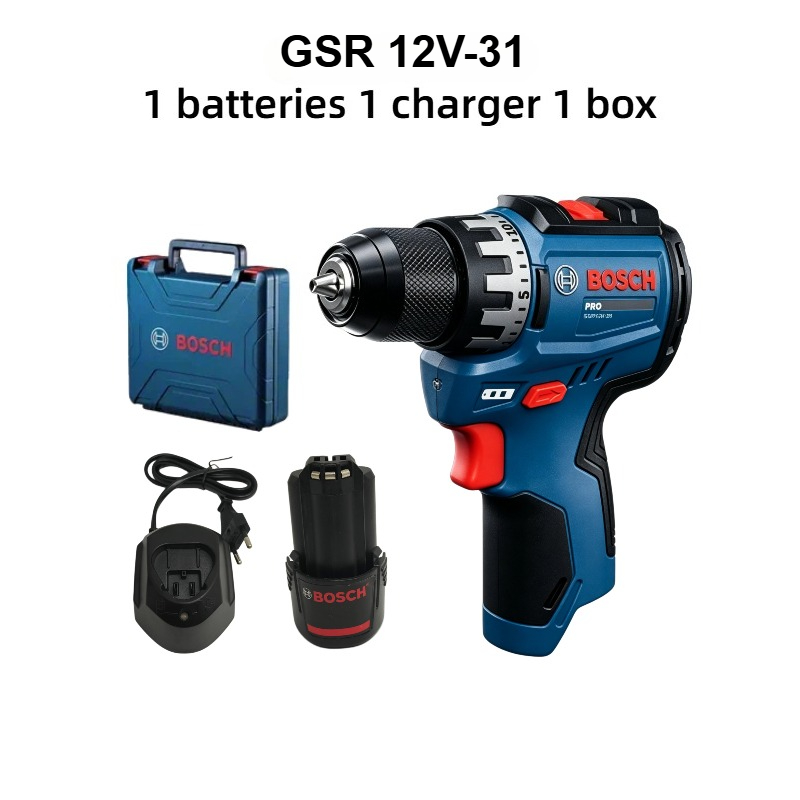 Power Tools Woodworking - Bosch Professional GSR 12V-31 Cordless Drill