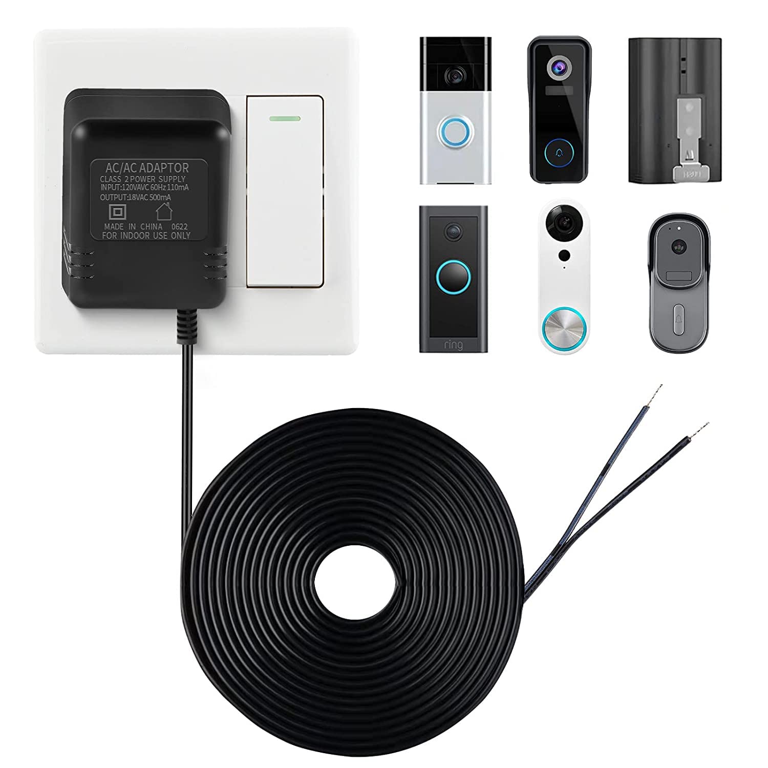 Power Tools Video - 18V 500mA Doorbell Adapter, Video Doorbell