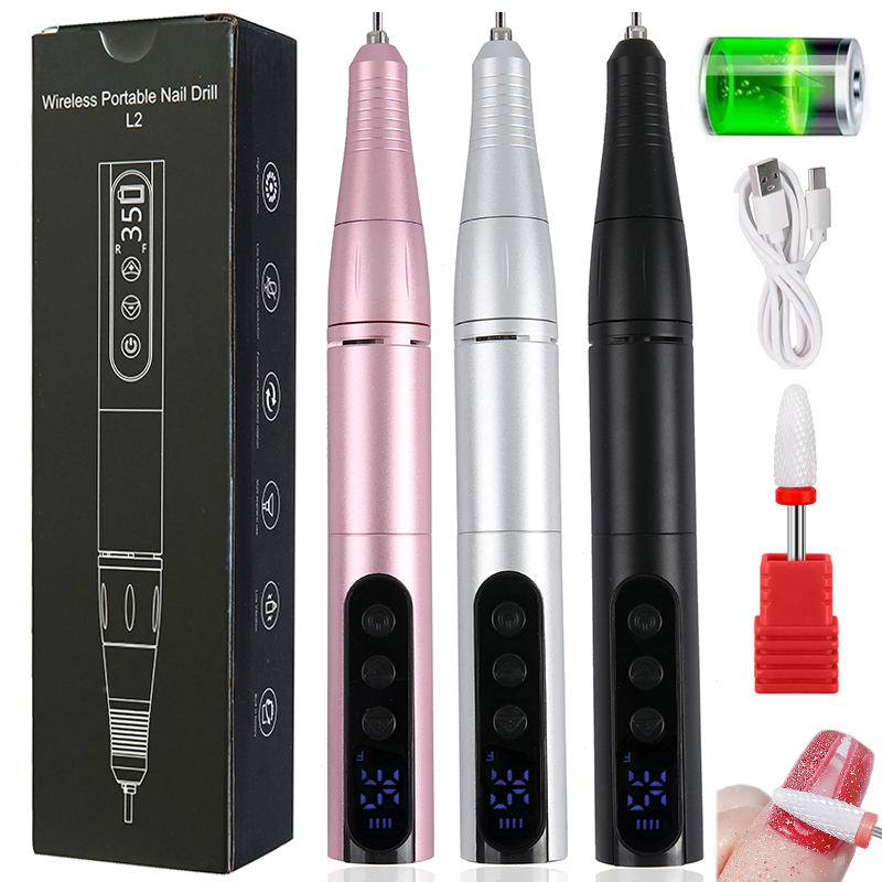 Power Tools Sander - Wireless 35000RPM Nail Drill Pen USB