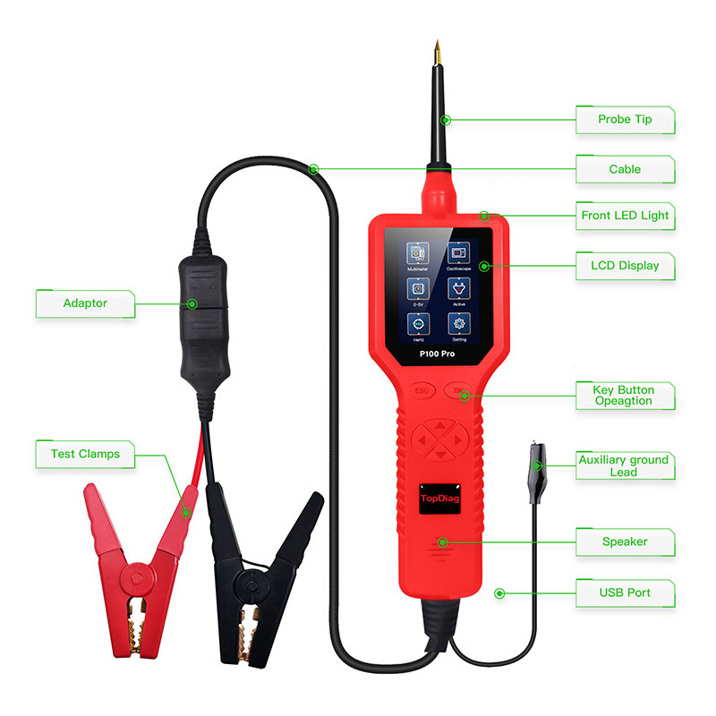 Newest Topdiag Power Probe P10 - Power Tools Automotive ulasan dan harga