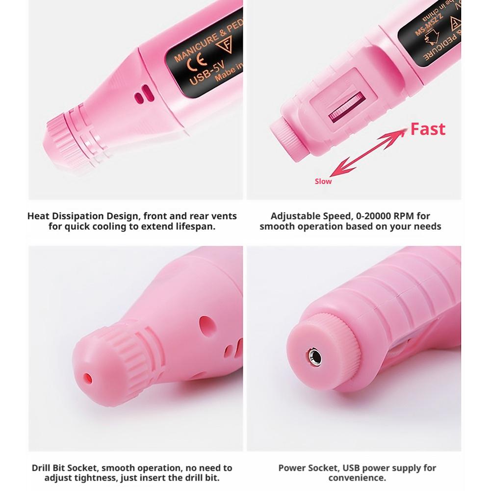 Portable Electric Nail Drill P - Power Tools Sander ulasan dan harga