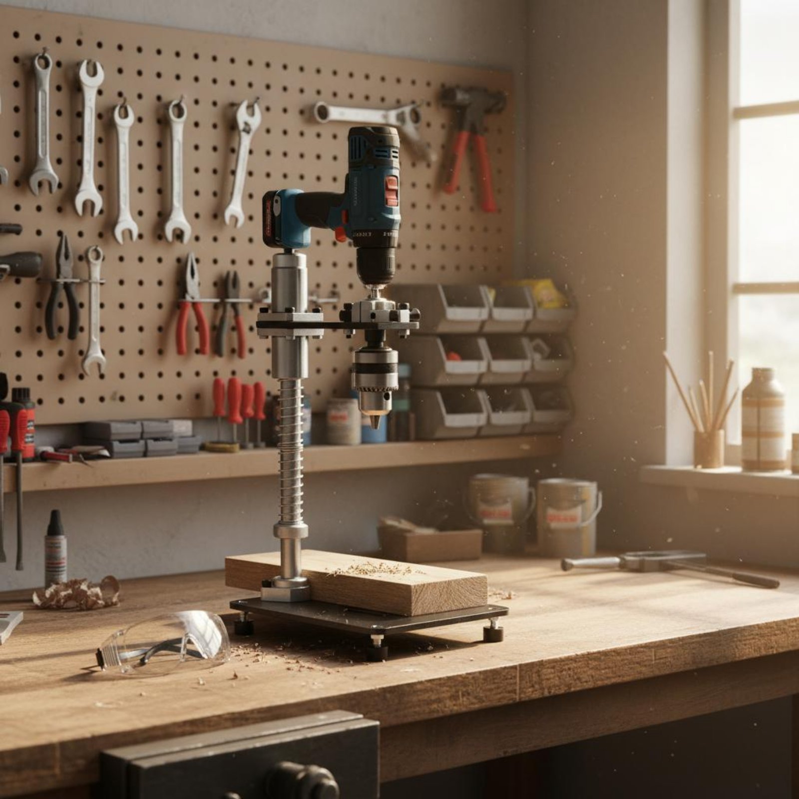 Hand Drill Press Stand Stable  - Power Tools Guide ulasan dan harga