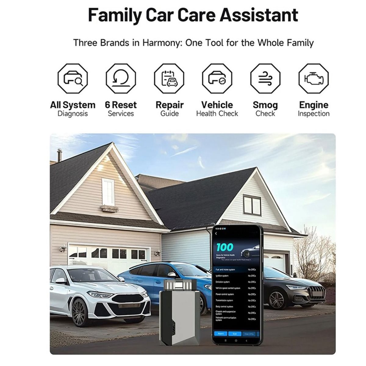 (A99Z] OBD2 Bluetooth Scanner  - Health Power Tools ulasan dan harga