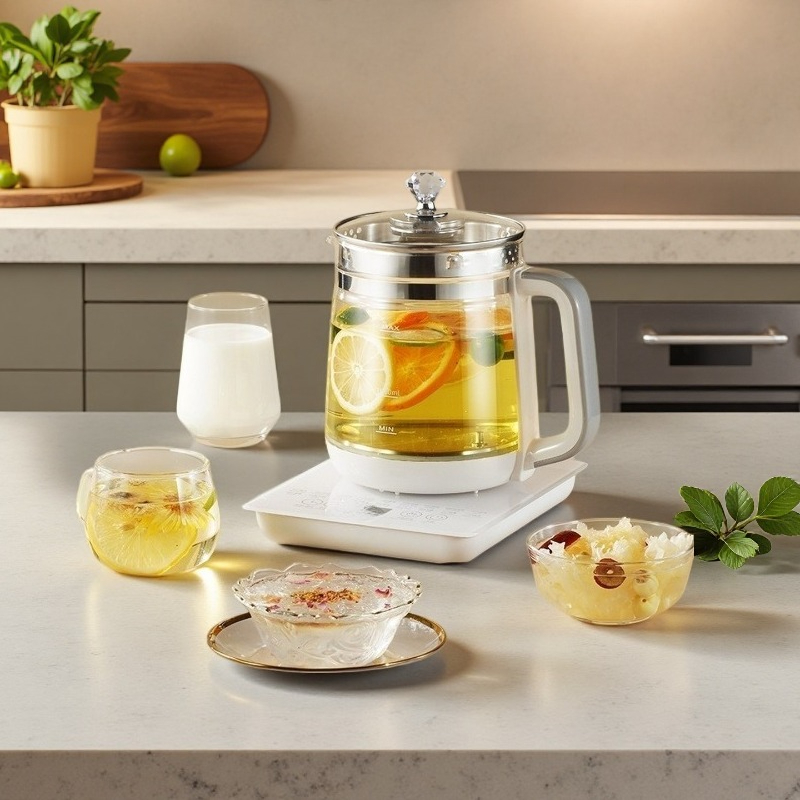 1.8L glass herb kettle, multi- - Health Power Tools ulasan dan harga