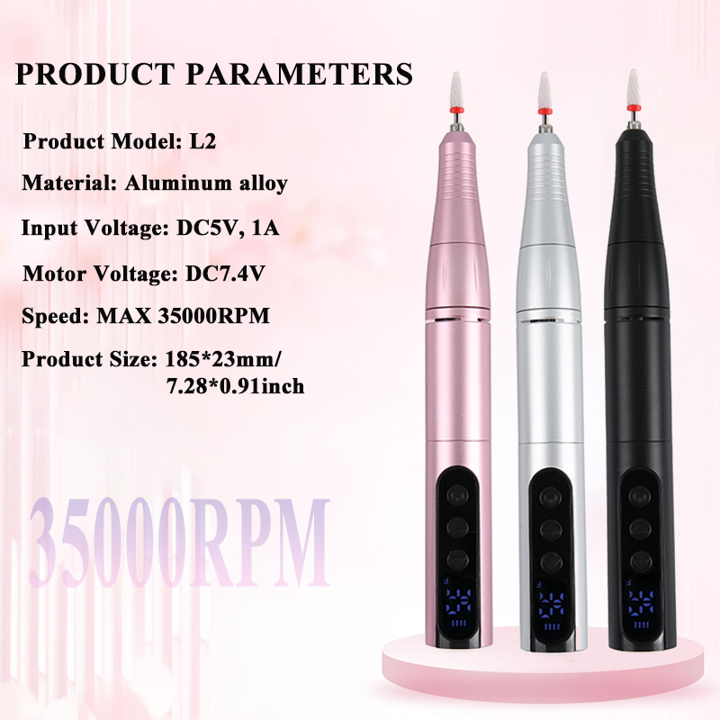 Wireless 35000RPM Nail Drill P - Power Tools Sander ulasan dan harga